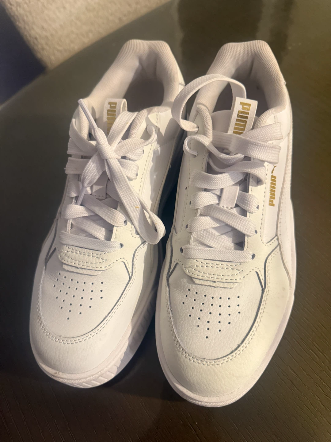 Puma White Platform Sneakers Size 8.5 - photo 3