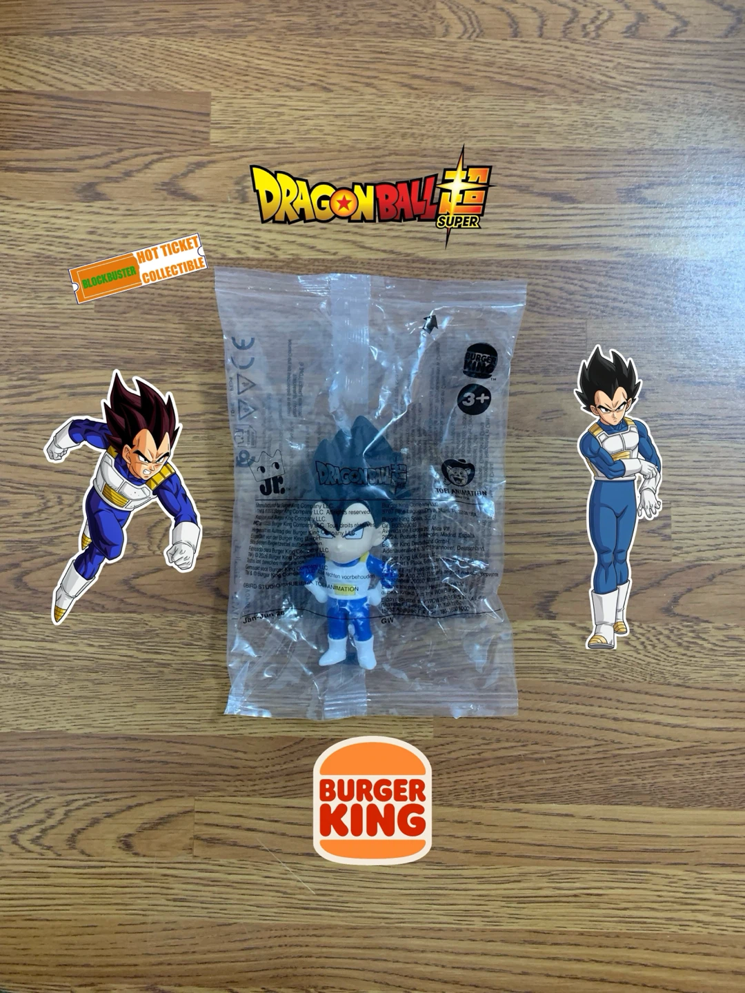 Burger King | Dragon Ball Super King Jr. Kids Meal Toy (Vegeta)
