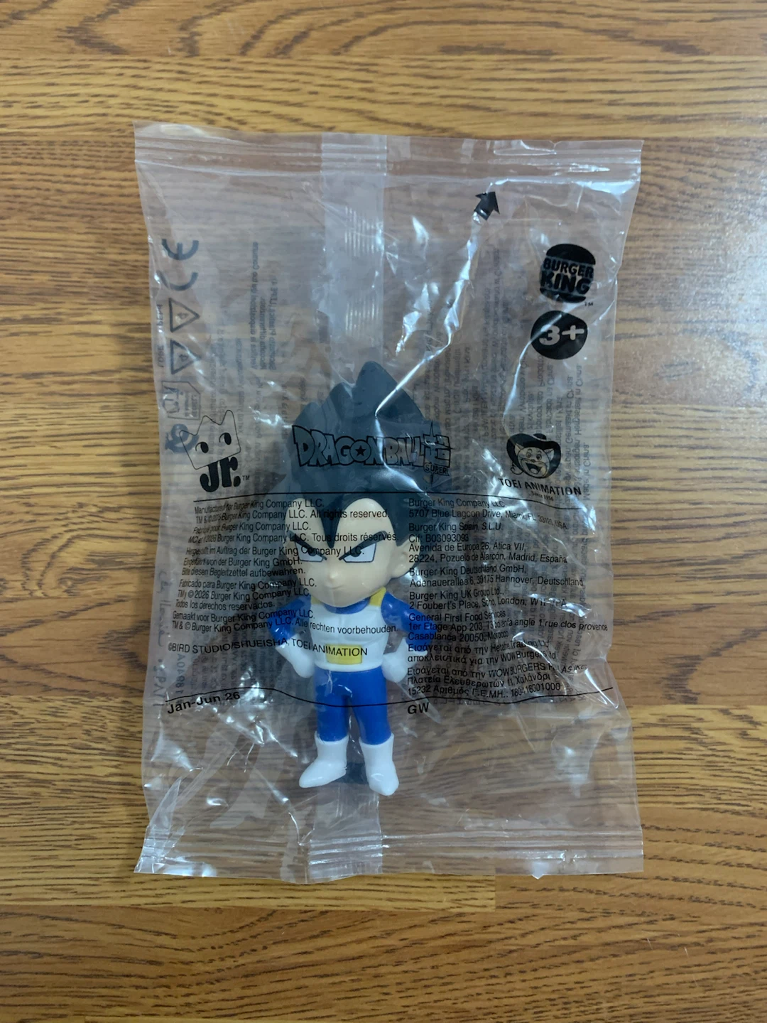 Burger King | Dragon Ball Super King Jr. Kids Meal Toy (Vegeta) - photo 2