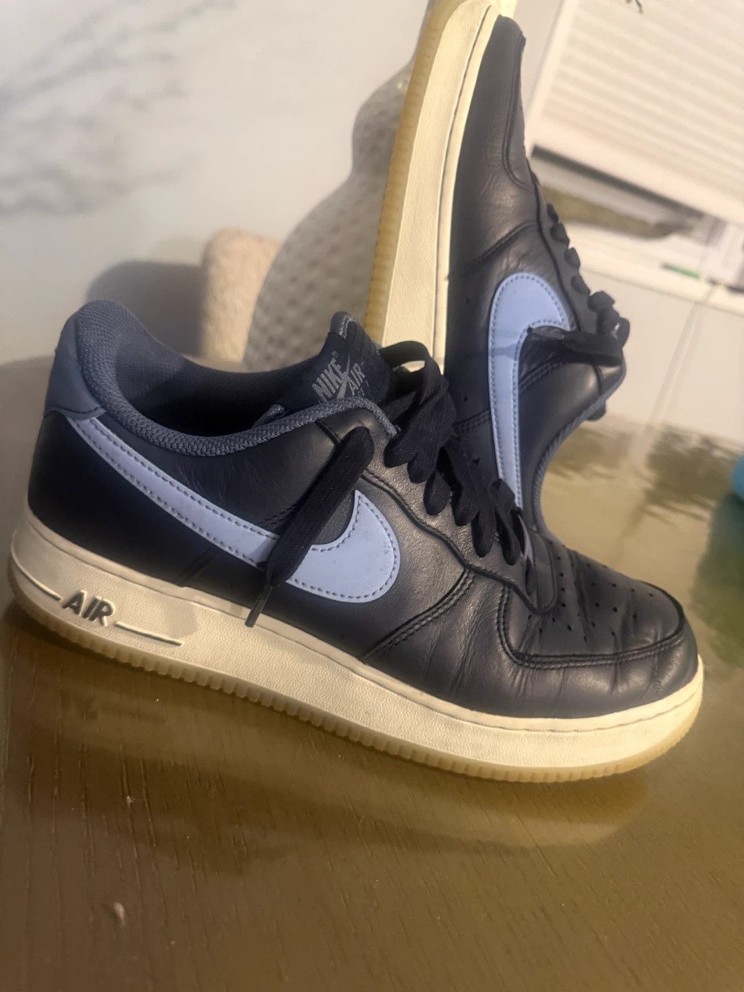 Nike Air Force 1 Low Navy and Light Blue