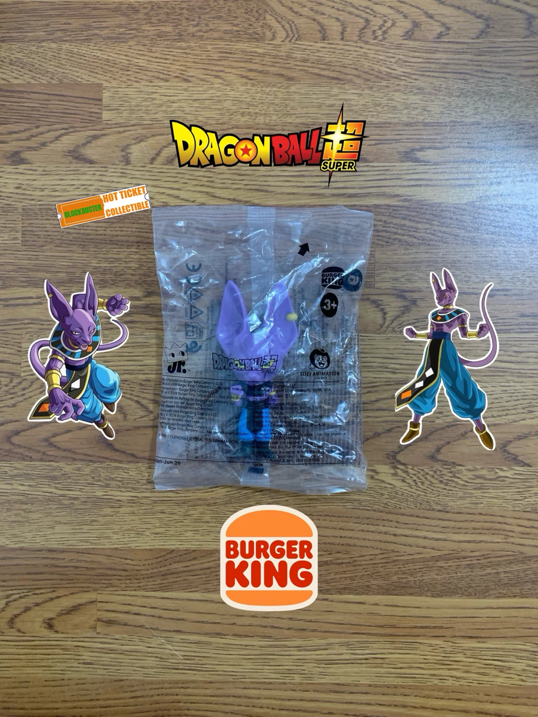 Burger King | Dragon Ball Super King Jr. Kids Meal Toy (Beerus)