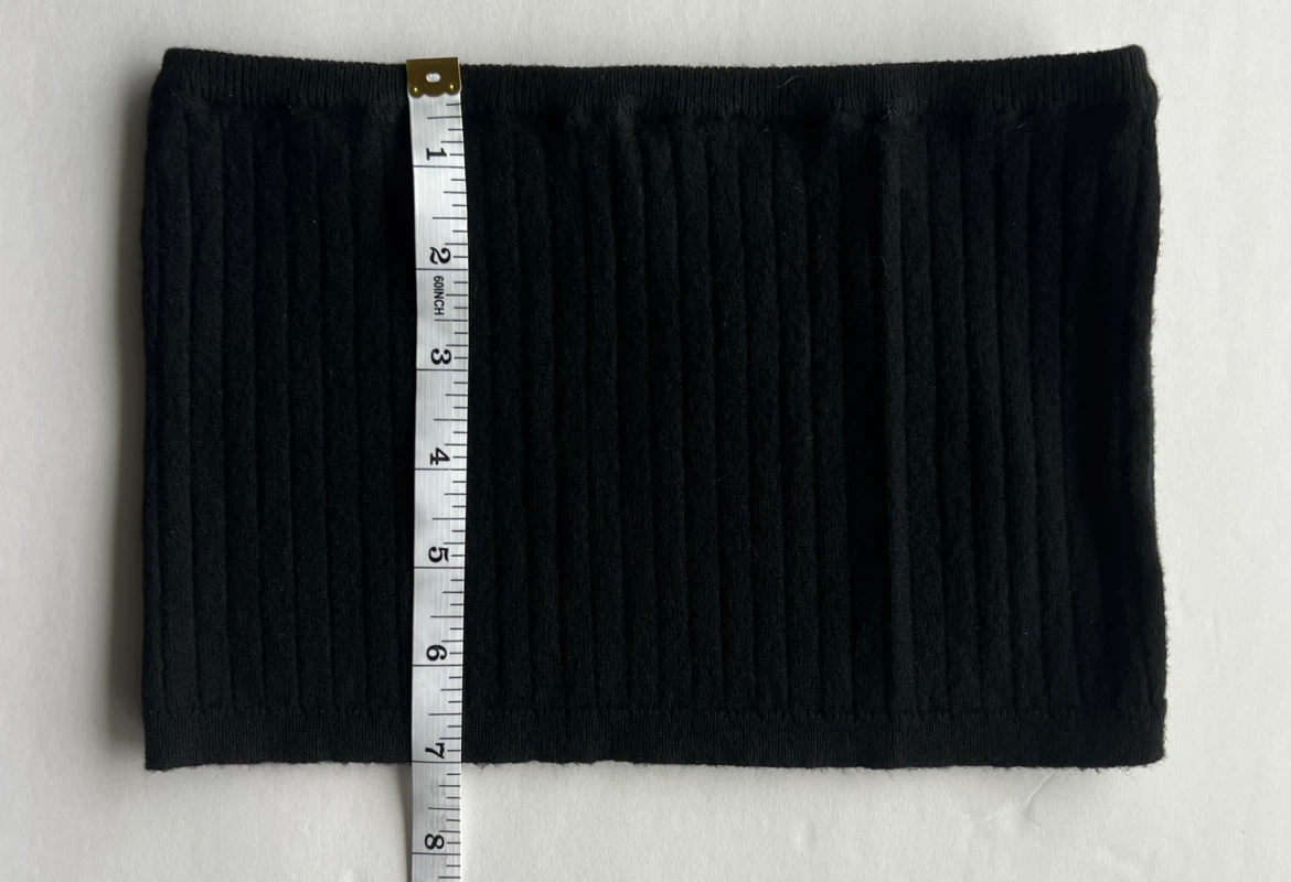 Bailey Rose Black Ribbed Tube Top Size M - photo 3