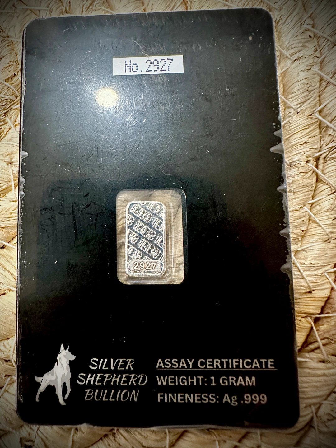 Silver Shepherd Bullion 1 Gram Silver Bar - photo 2