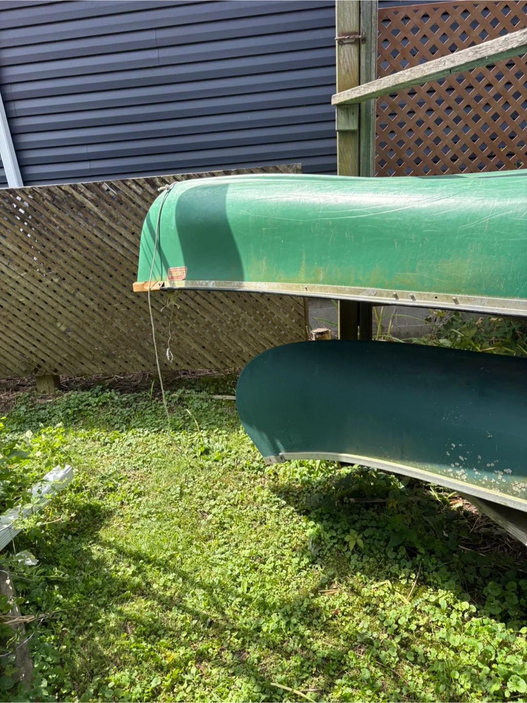 Green Coleman Canoe - photo 4