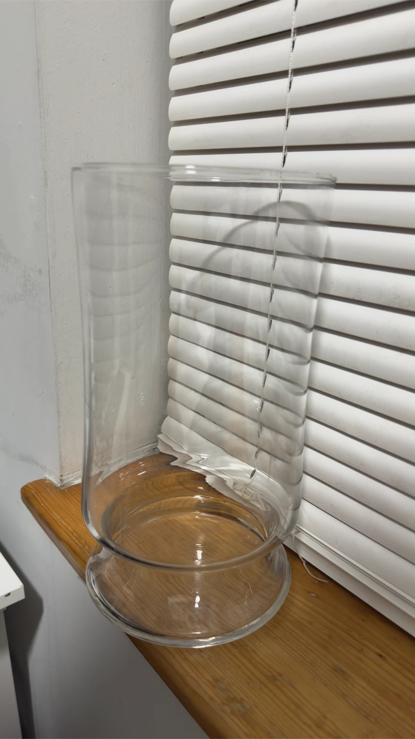 Clear Glass Cylinder Vase