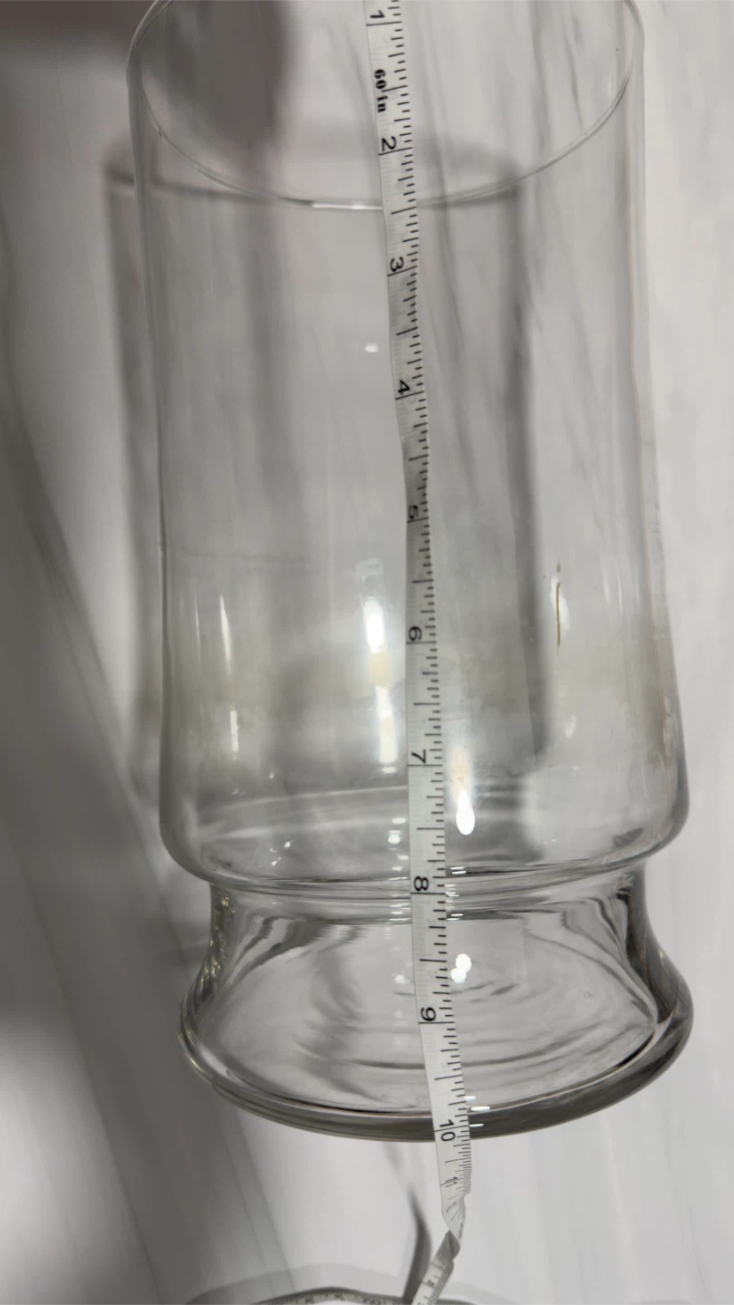 Clear Glass Cylinder Vase - photo 3