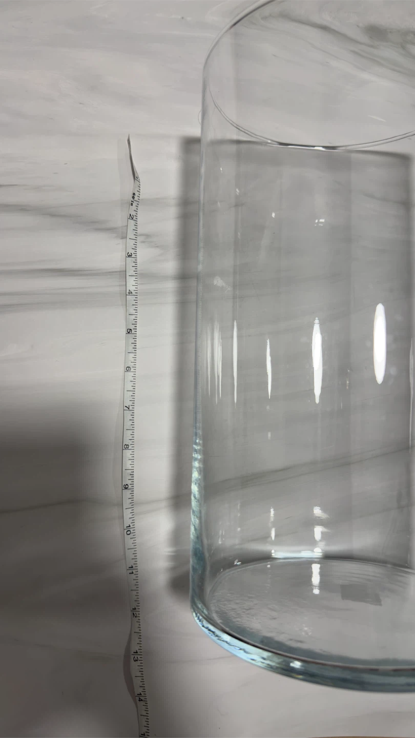Clear Glass Cylinder Vase - photo 4