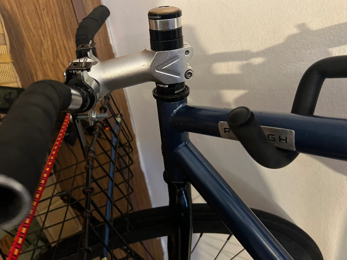 Raleigh Blue Single Speed Bicycle with Front Basket - photo 2