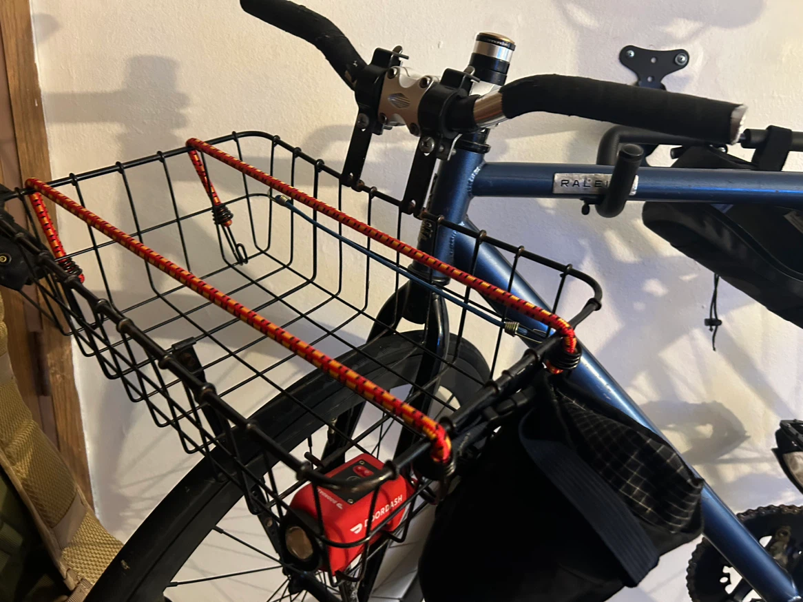 Raleigh Blue Single Speed Bicycle with Front Basket - photo 3