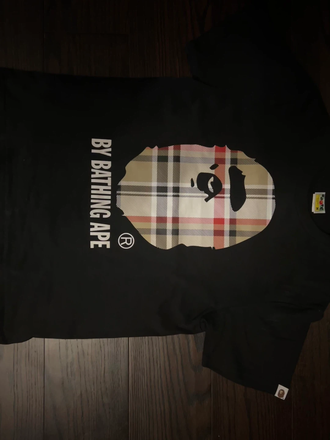 A Bathing Ape Black Graphic T-Shirt Size Medium