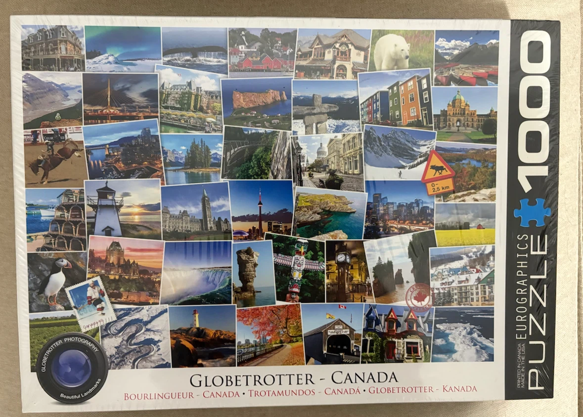 EuroGraphics 1000 Piece Globetrotter Canada Puzzle