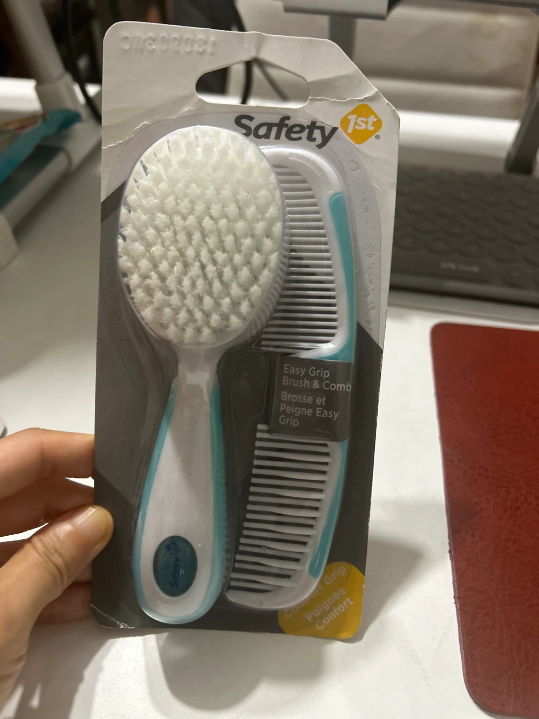 Safety 1st Easy Grip Baby Brush & Comb Set