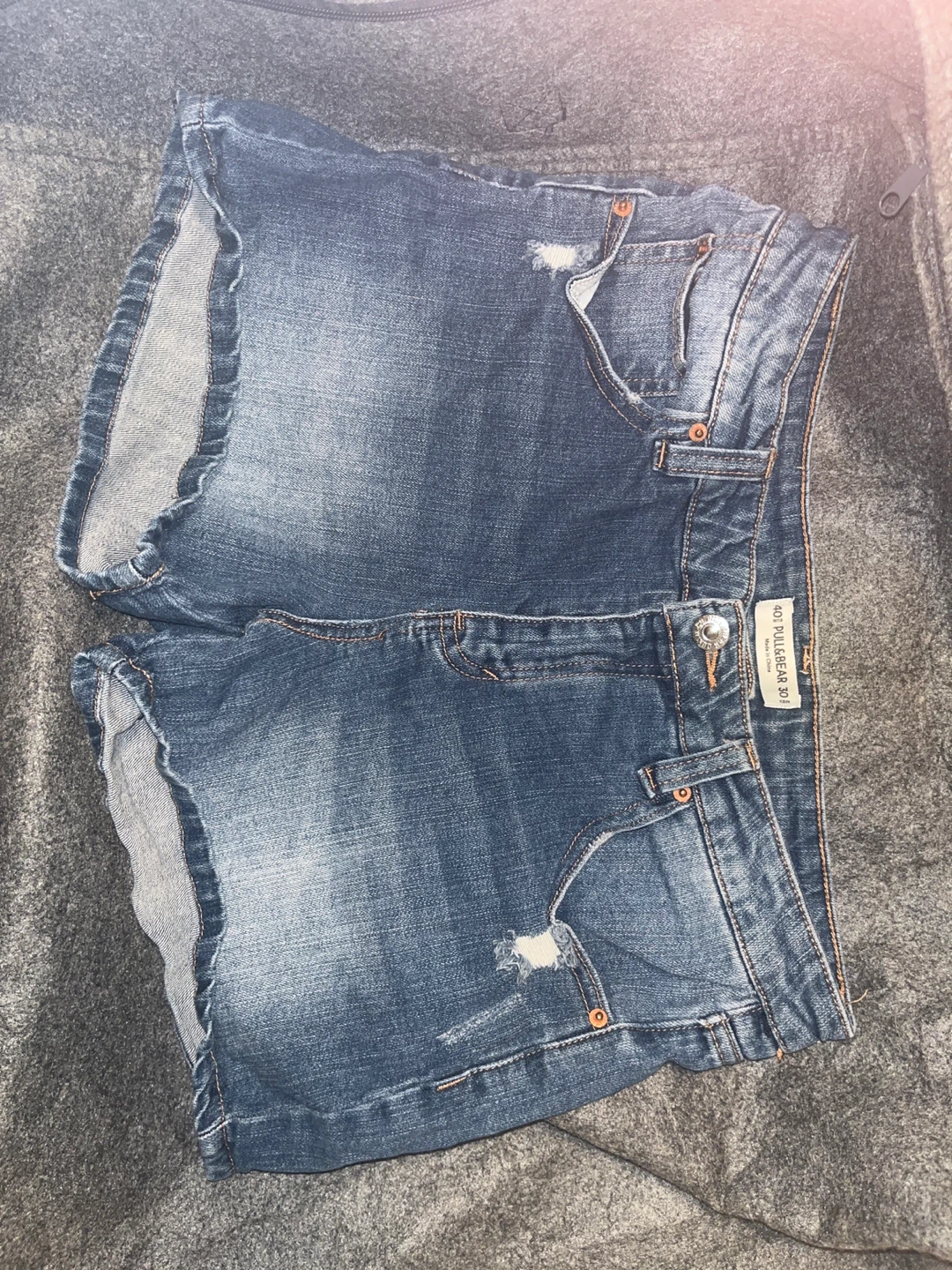 Pull & Bear Denim Shorts Size 30 - photo 2