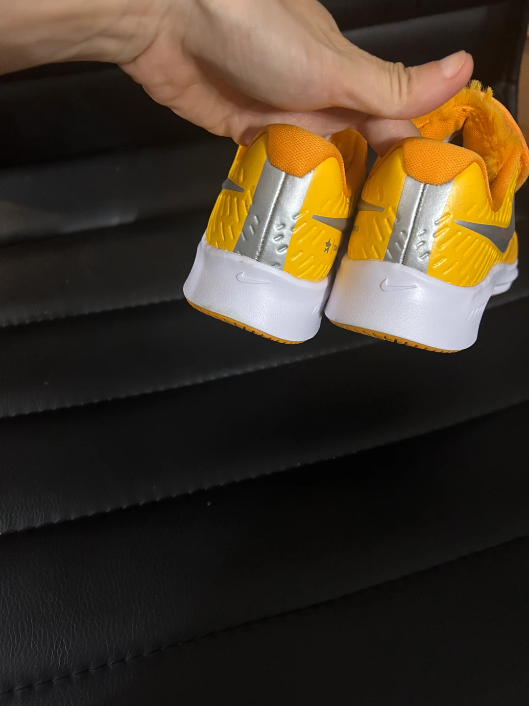 Brand New 13C Nike Star Runner 2 TD Yellow Kids Shoes - photo 3