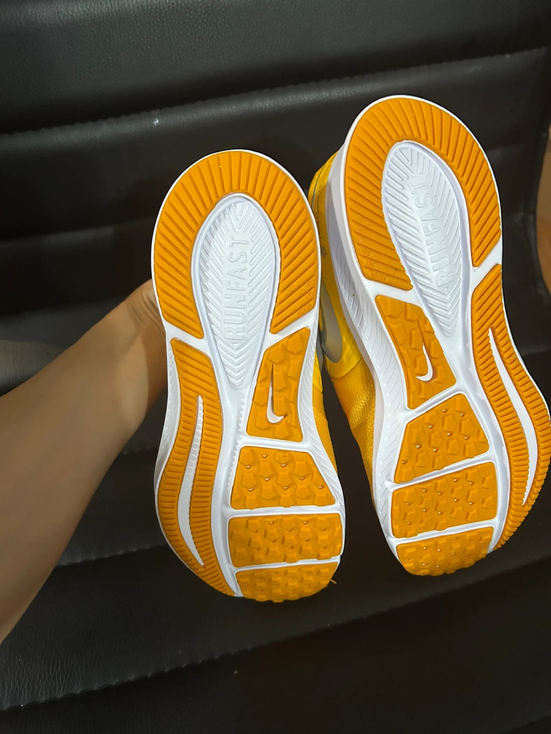 Brand New 13C Nike Star Runner 2 TD Yellow Kids Shoes - photo 4
