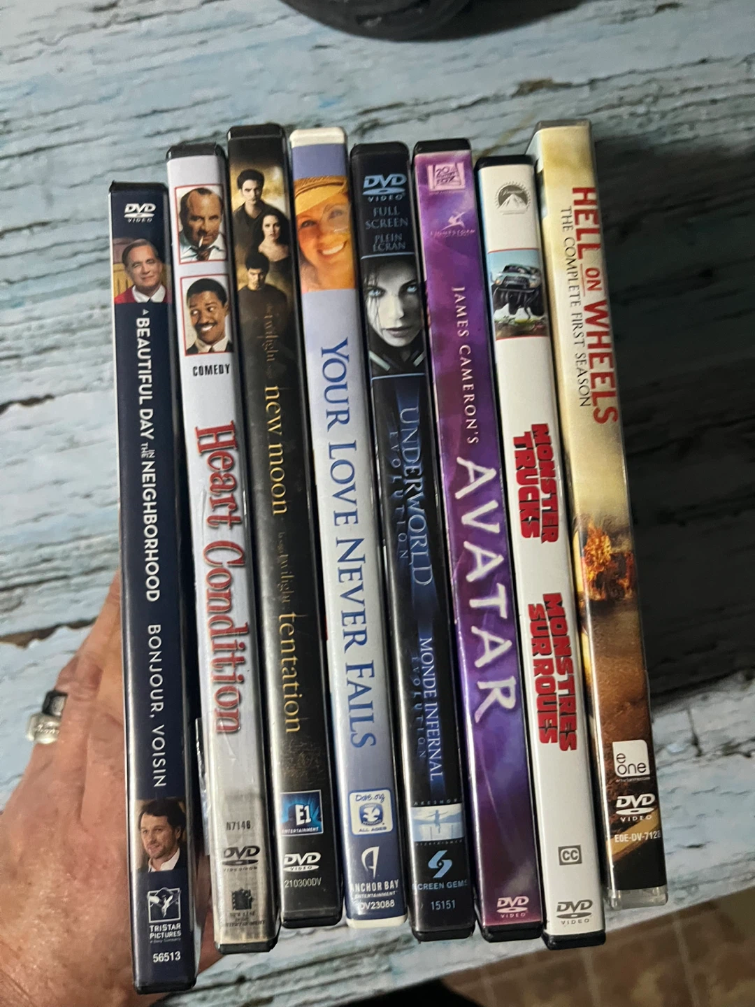 Collection of 8 DVDs: Monster Trucks, Avatar, Twilight & More
