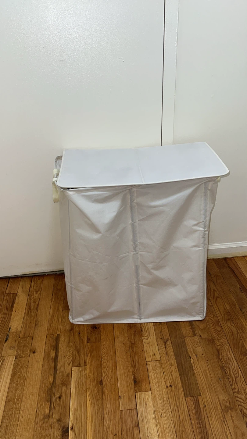 Double Laundry Hamper with Lid