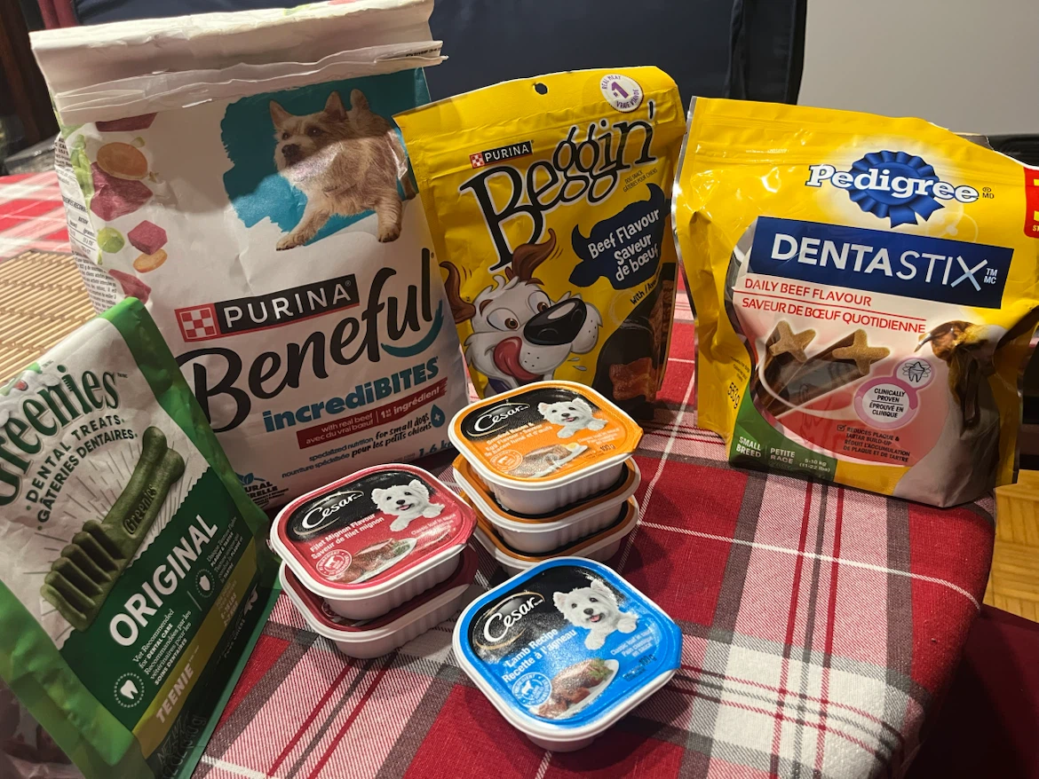 Dog Food and Treats for small breed