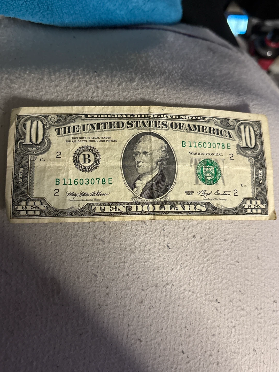 Ten Dollar Bill - US Currency - photo 2