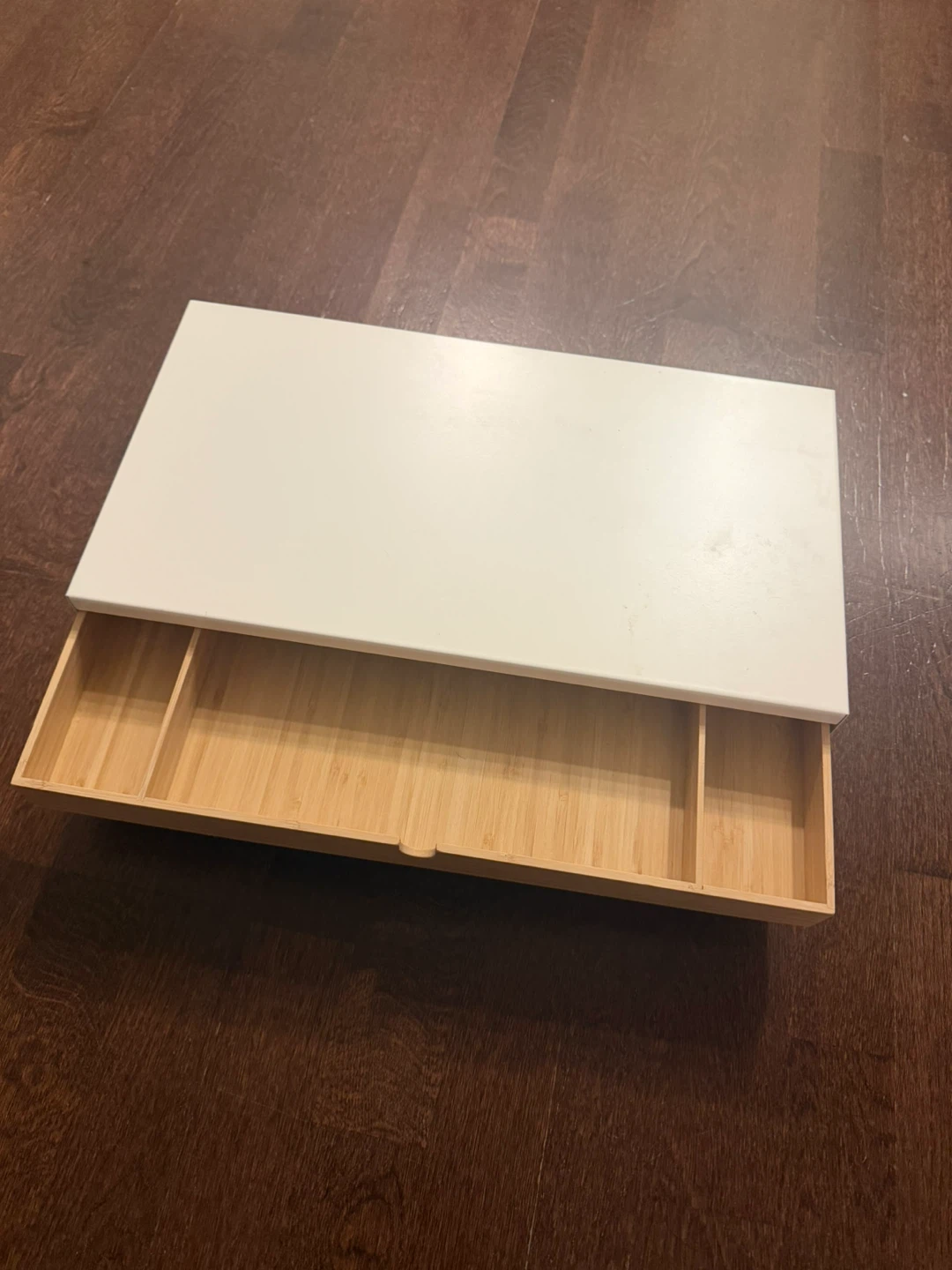 IKEA monitor stand with drawer - photo 2