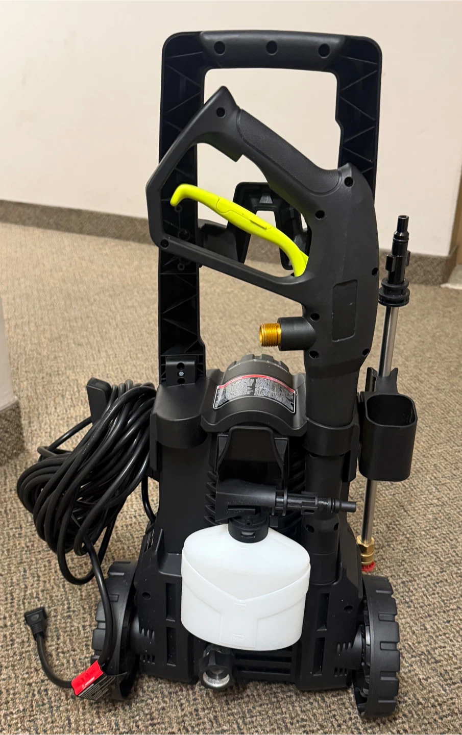 DEKO Electric Pressure Washer w/ Hose, Foam Cannon & Tips - photo 3