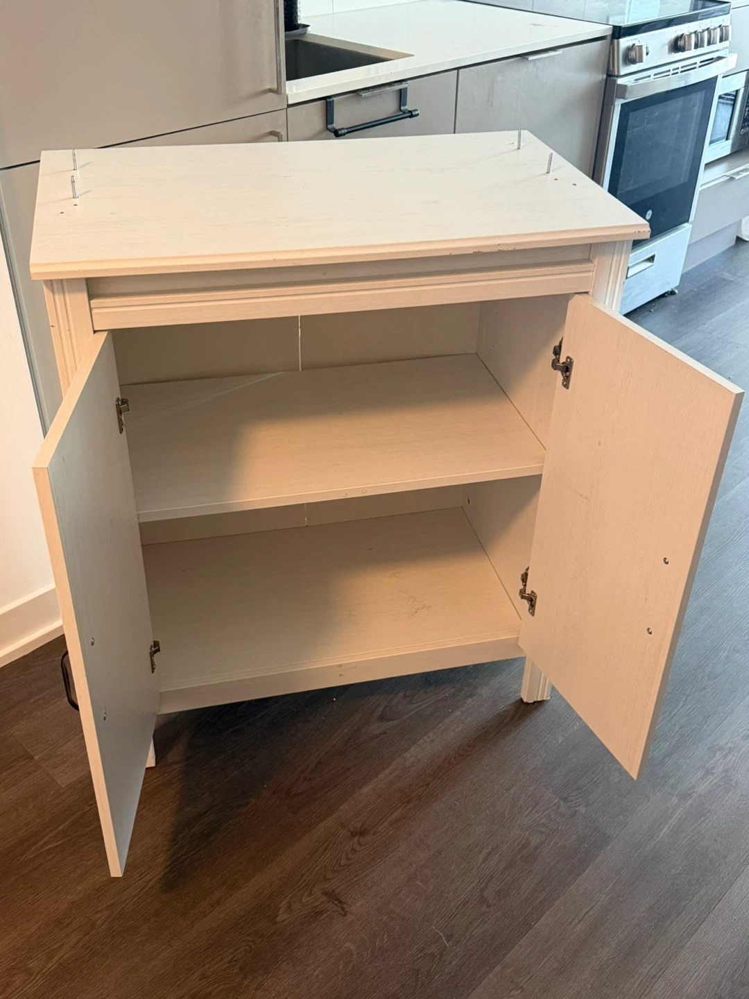White storage cabinet - photo 2