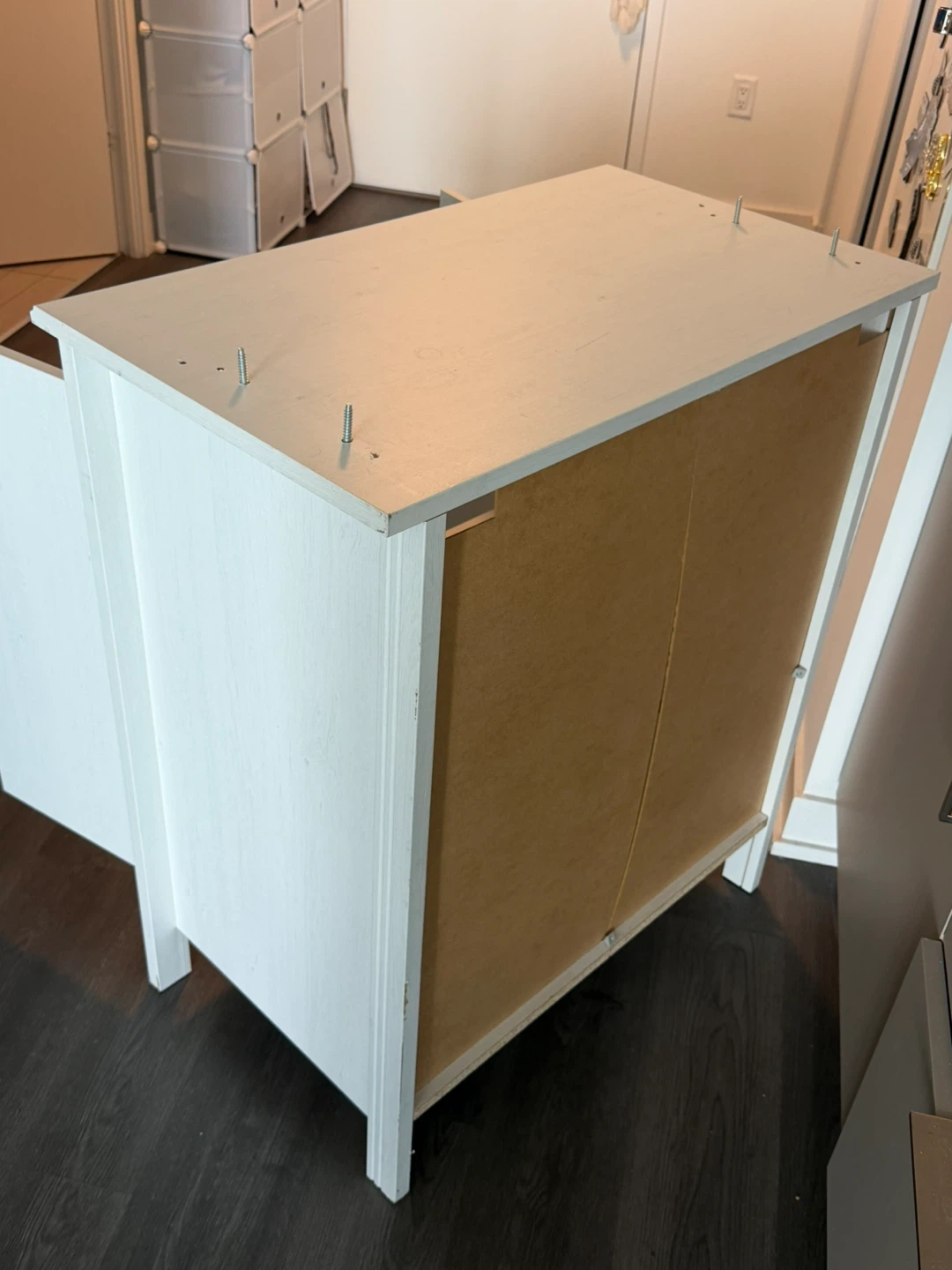 White storage cabinet - photo 5