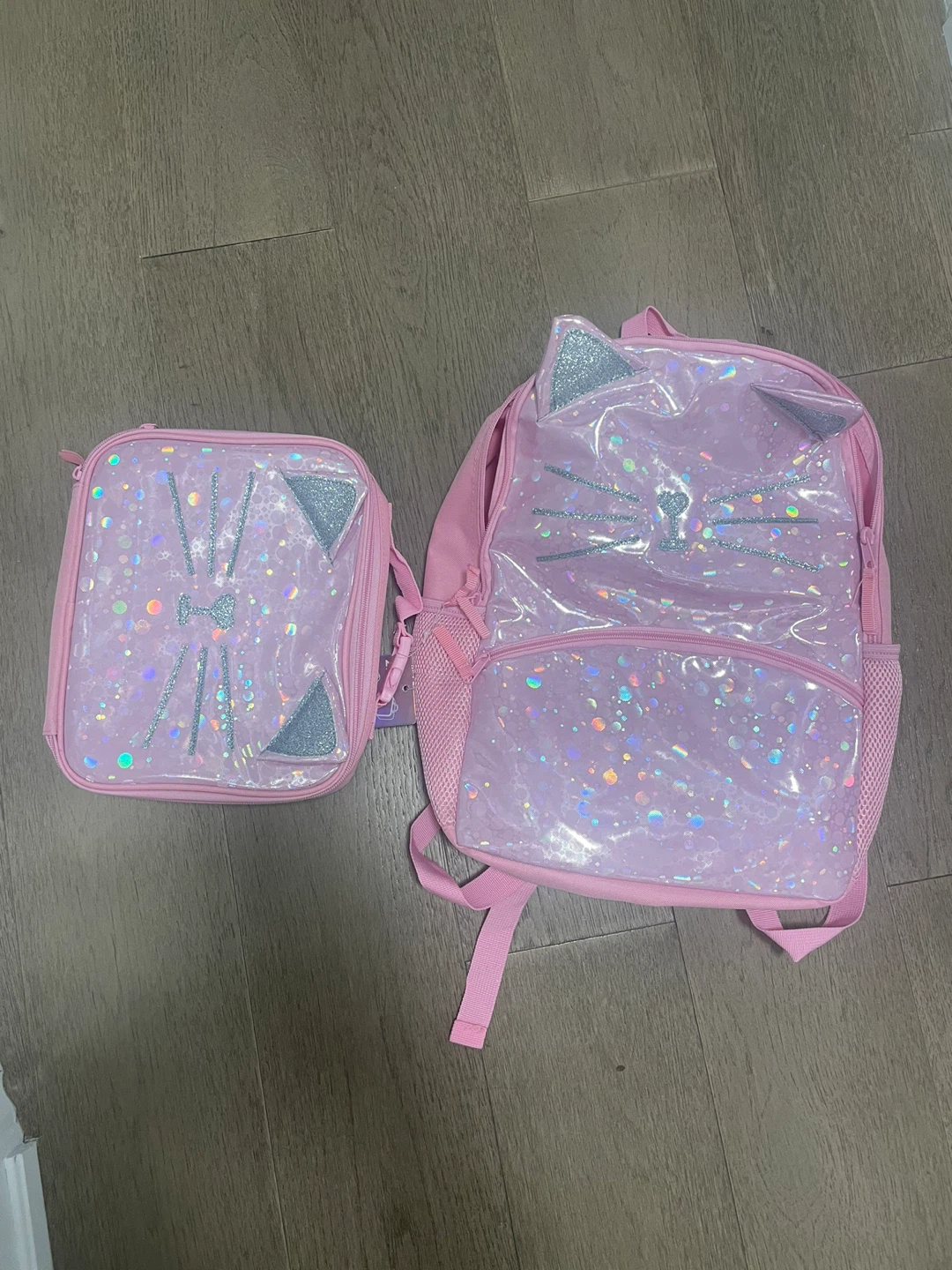 NEW! Pink Cat Back Pack and Lunch Bag 2-Piece Set - photo 2