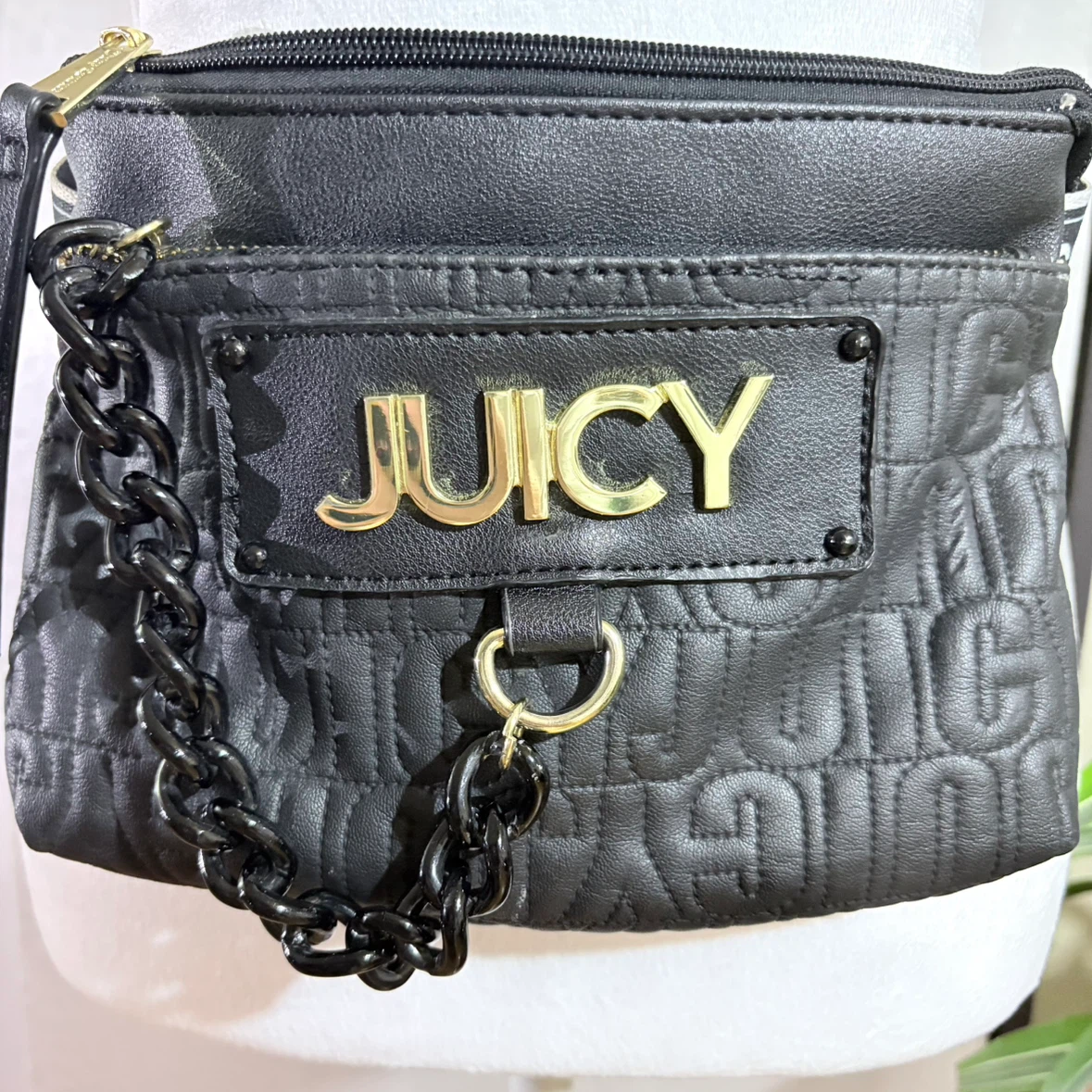 Juicy Couture Black Belt Bag Bag Vintage - photo 4