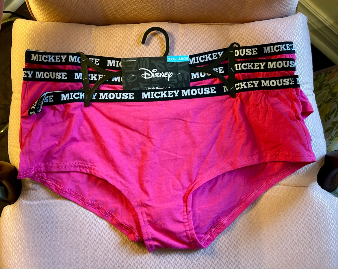 Disney Mickey Mouse Women’s 3-pack Boyshorts