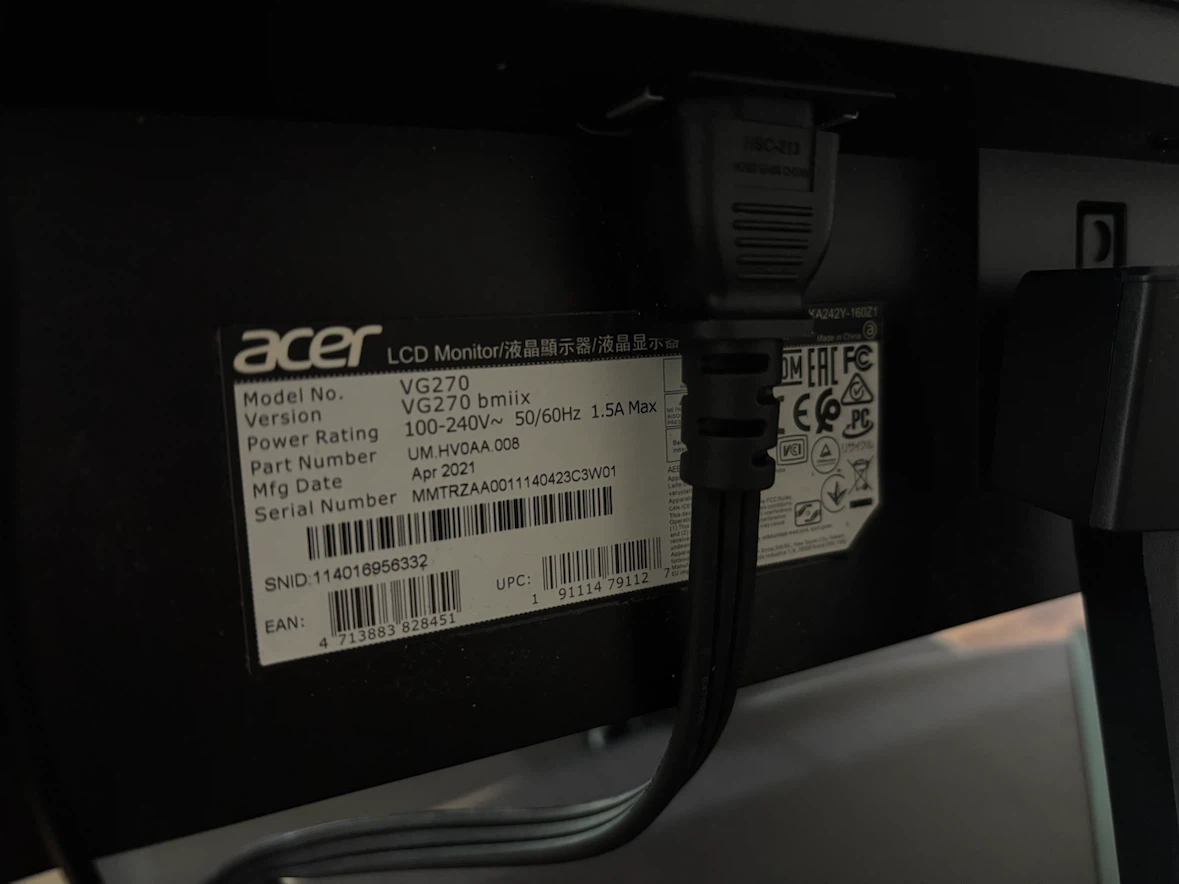 27 inch Monitor & wireless mouse/keyboard - photo 3