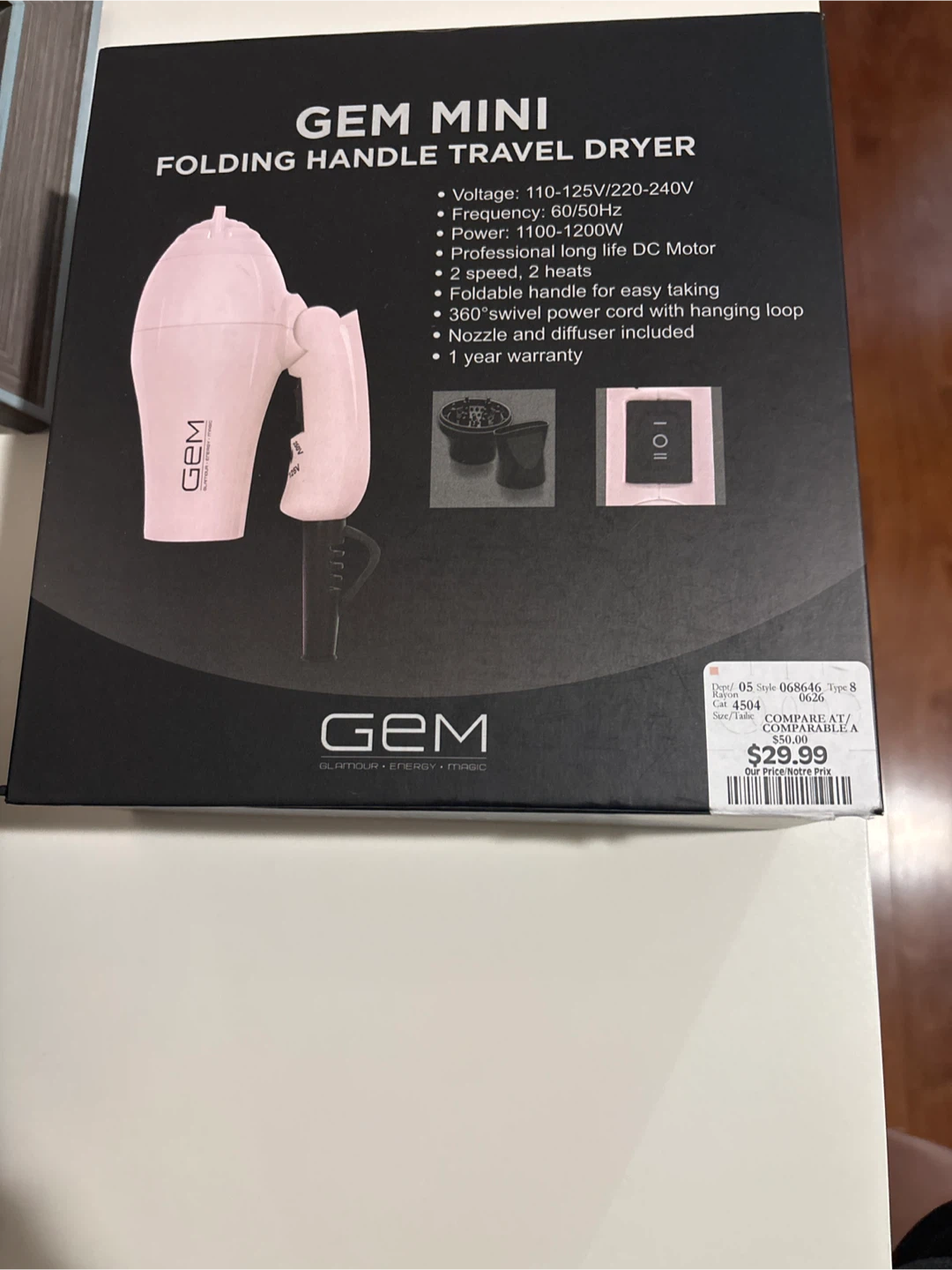 GEM Mini Folding Handle Travel Dryer - photo 3