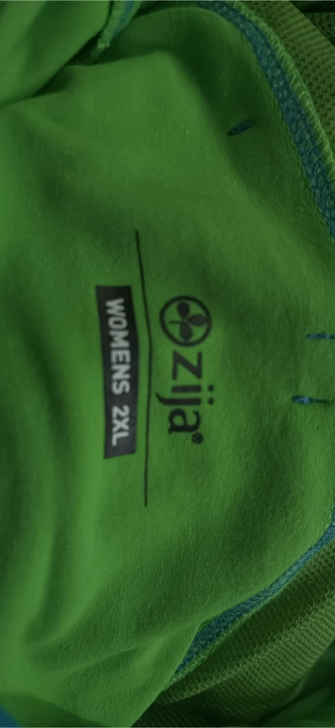 Zija Women's 2XL Green Quarter Zip Pullover - photo 2