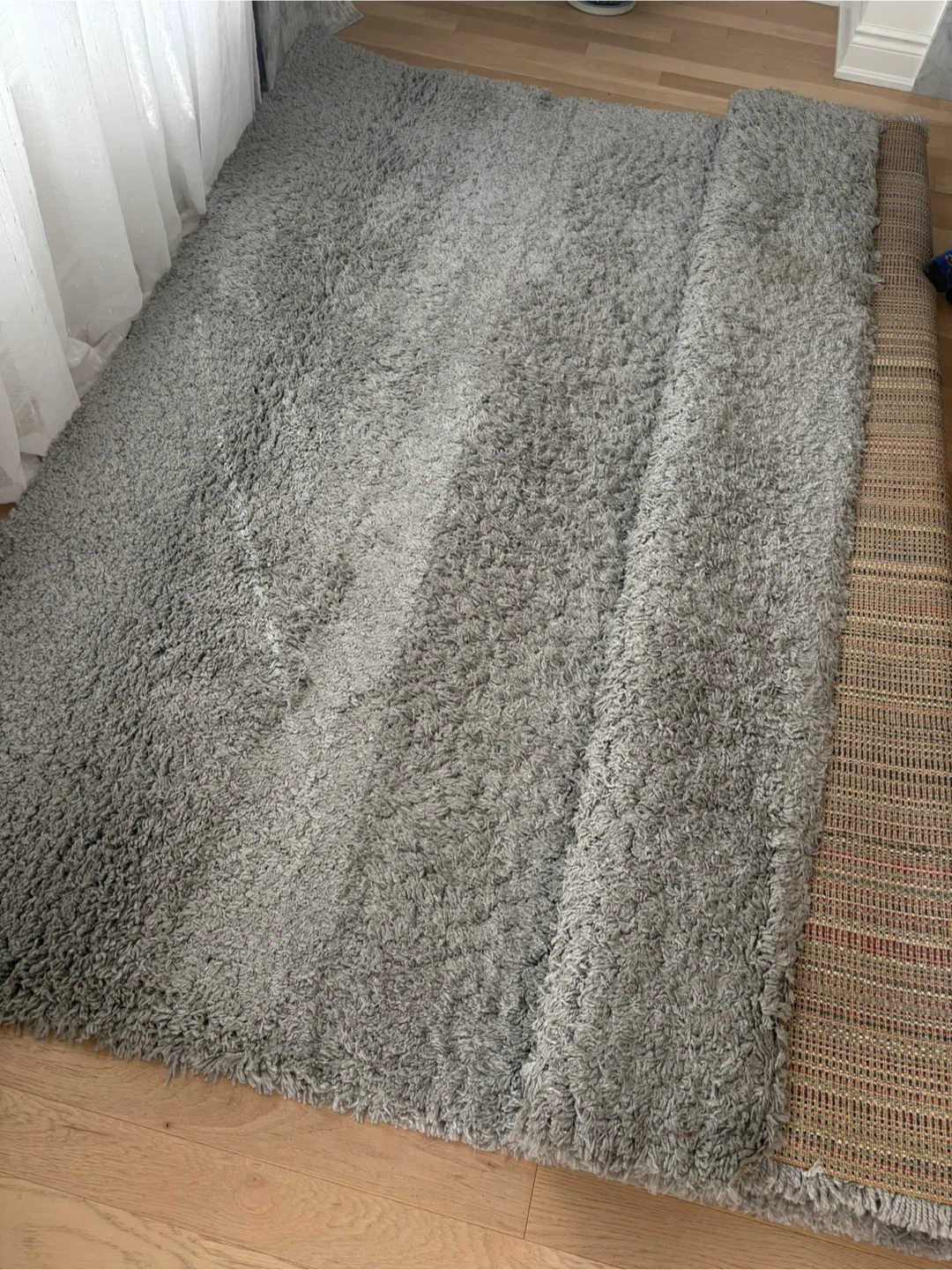 Grey Shag Rug - 10.58 ft x 8 ft - photo 2