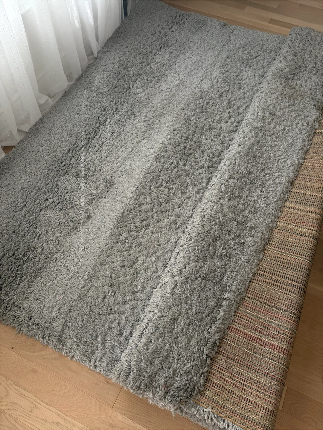 Grey Shag Rug - 10.58 ft x 8 ft - photo 3