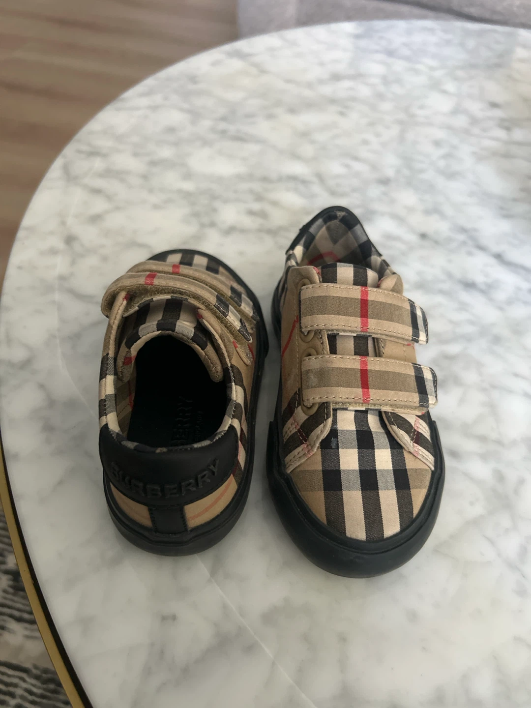 Burberry Kids Nova Check Sneakers