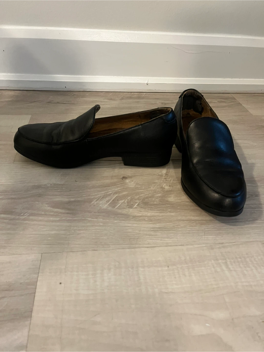SHOES FOR CREWS Black Leather Loafers