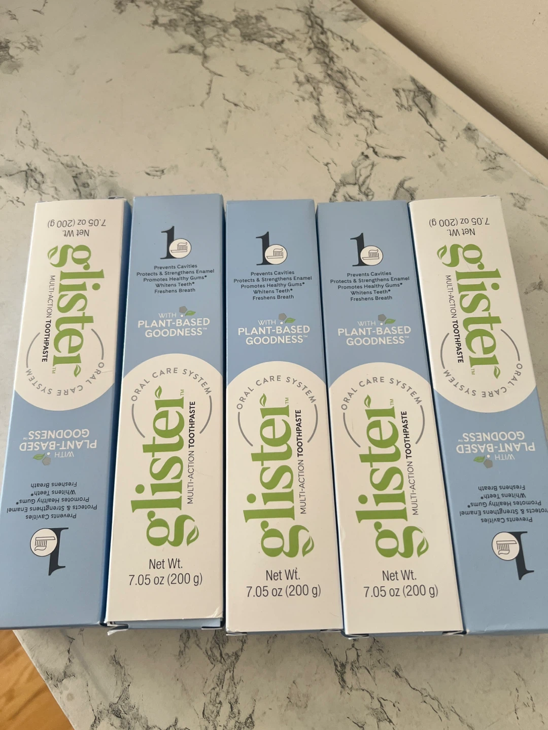 5 Glister Multi-Action Toothpaste - 7.05 oz (200g)