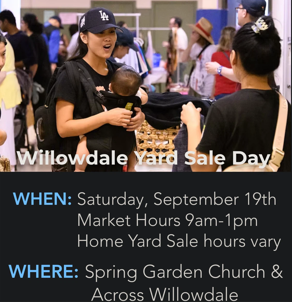 GARAGE SALE - WILLOWDALE YARD SALE DAY - photo 2