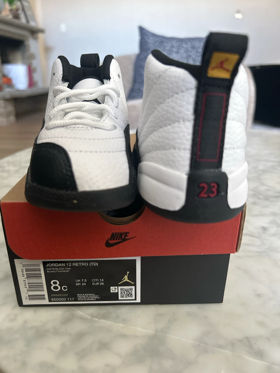 Jordan 12 Retro TD Toddler Shoes - photo 2
