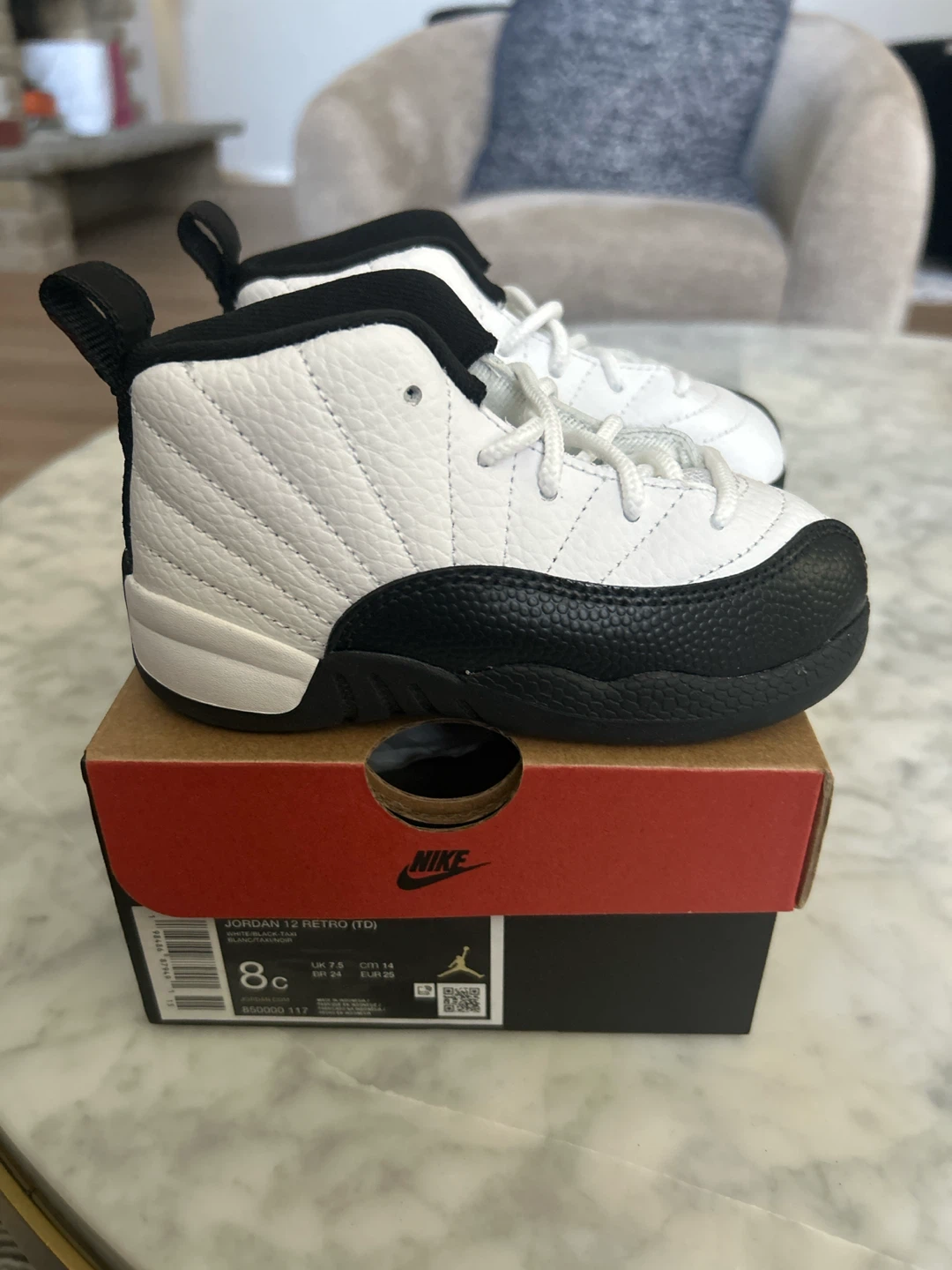 Jordan 12 Retro TD Toddler Shoes - photo 4