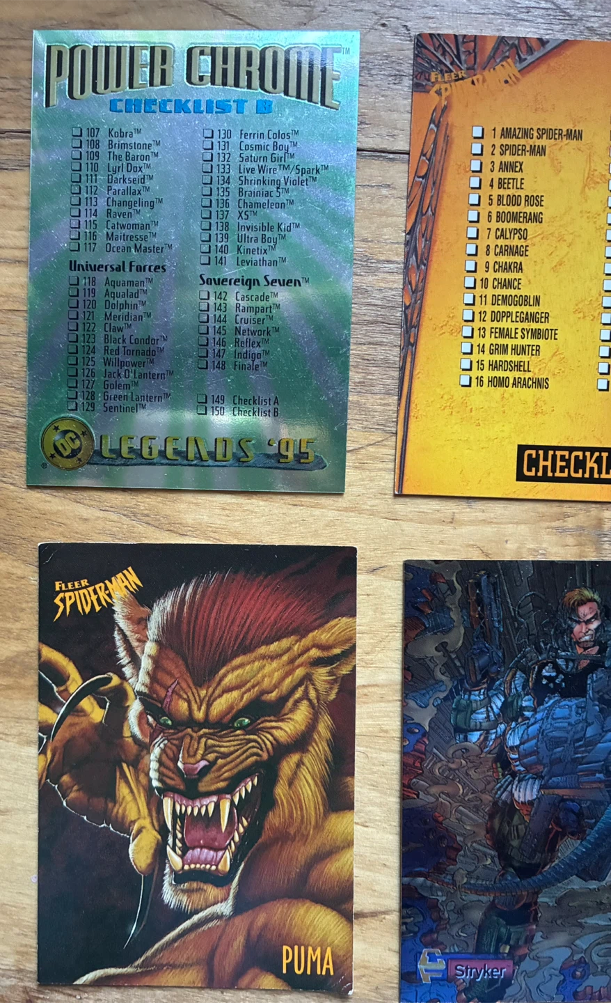Big lot Vintage 1990s Marvel, Cyber Force & Comic Trading Cards - photo 4
