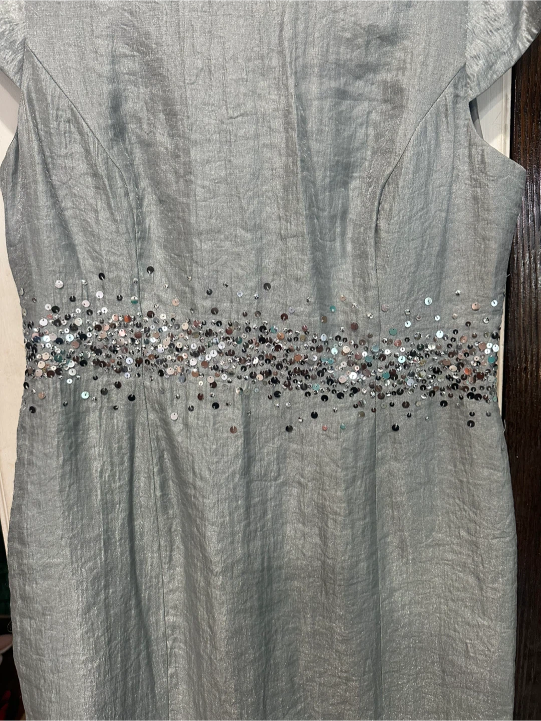 Leslie Fay Sequin Dress and Jacket Set - photo 3