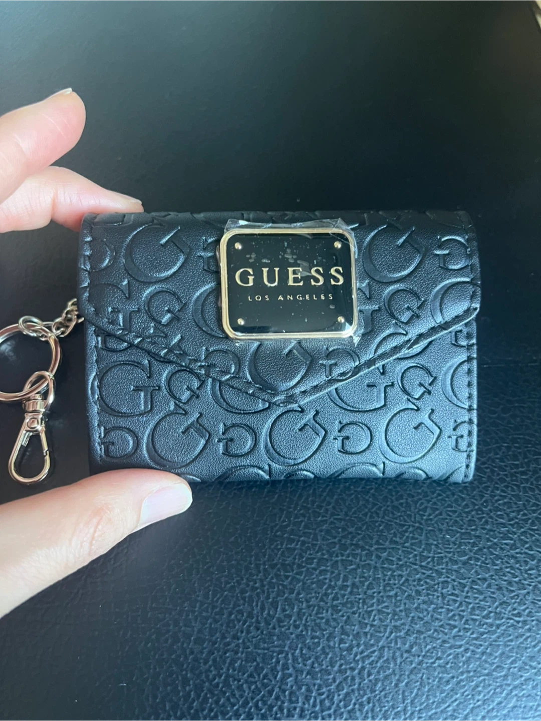 GUESS Tri-fold Wallet with Keychain