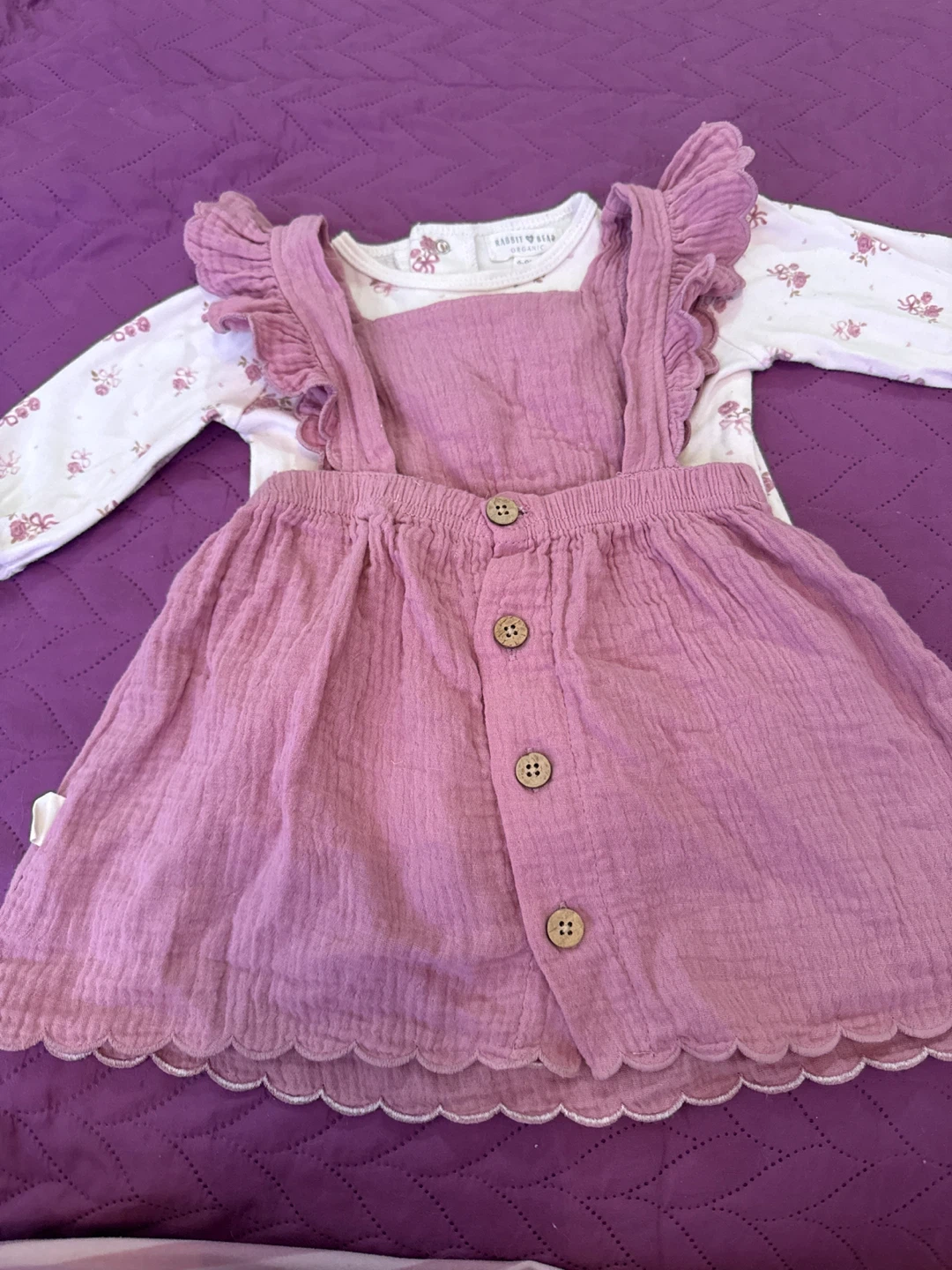 Ruffle Sleeve Dress and Bodysuit Set - photo 2