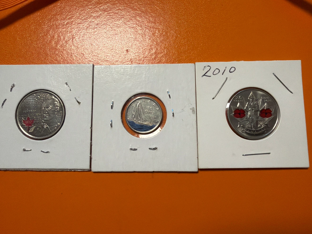 Canadian Coin Collection - 25 Cents, 10 Cents