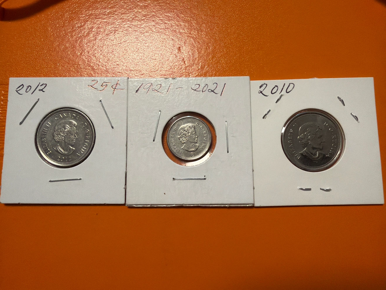 Canadian Coin Collection - 25 Cents, 10 Cents - photo 2
