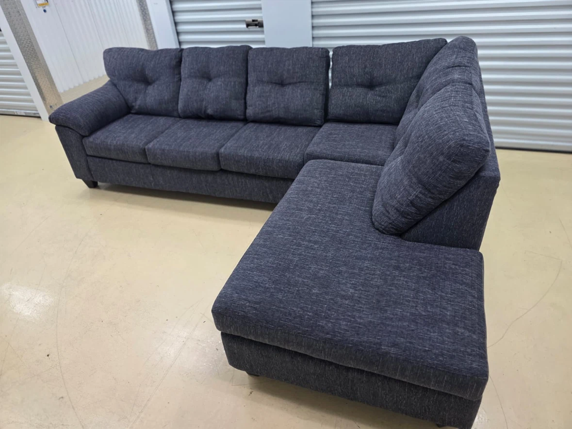 Dark Grey Sectional Sofa - photo 3