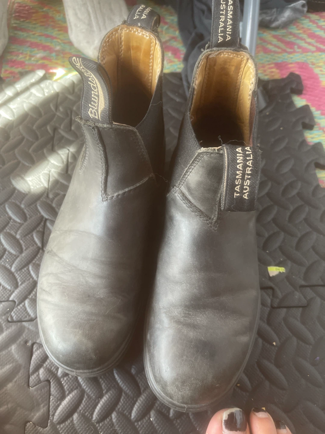Blundstone Black Leather Chelsea Boots