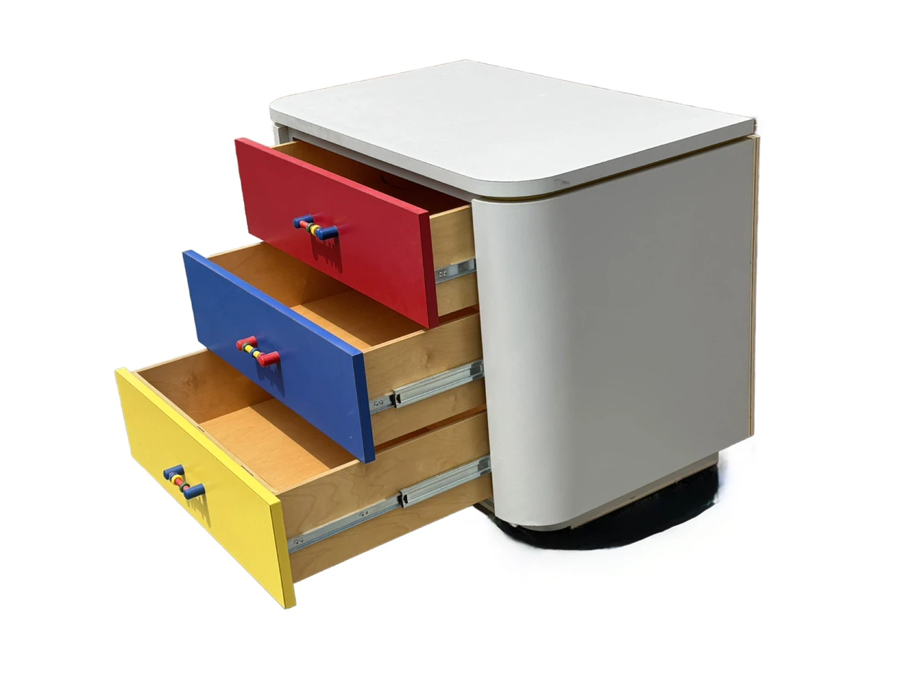 Colorfull 3 Drawer Nightstand Chest - photo 3